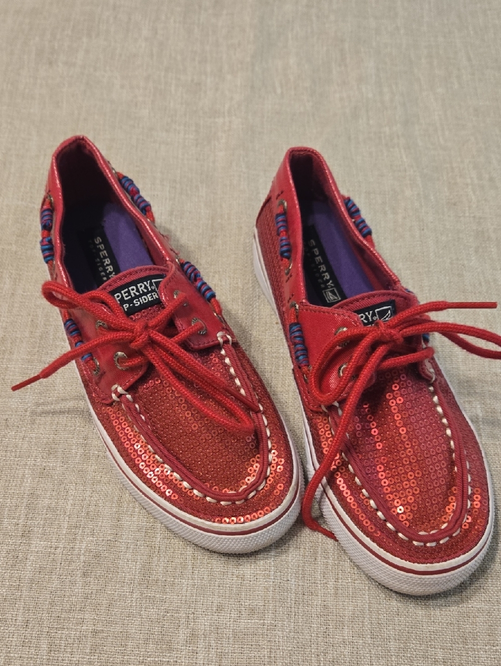 Girls Sperry Top Sider shoes Bahama Hot Pink